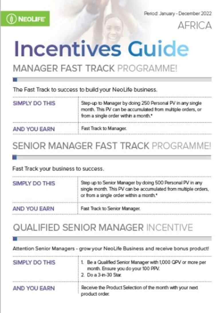 NeoLife incentives 2022 part 1